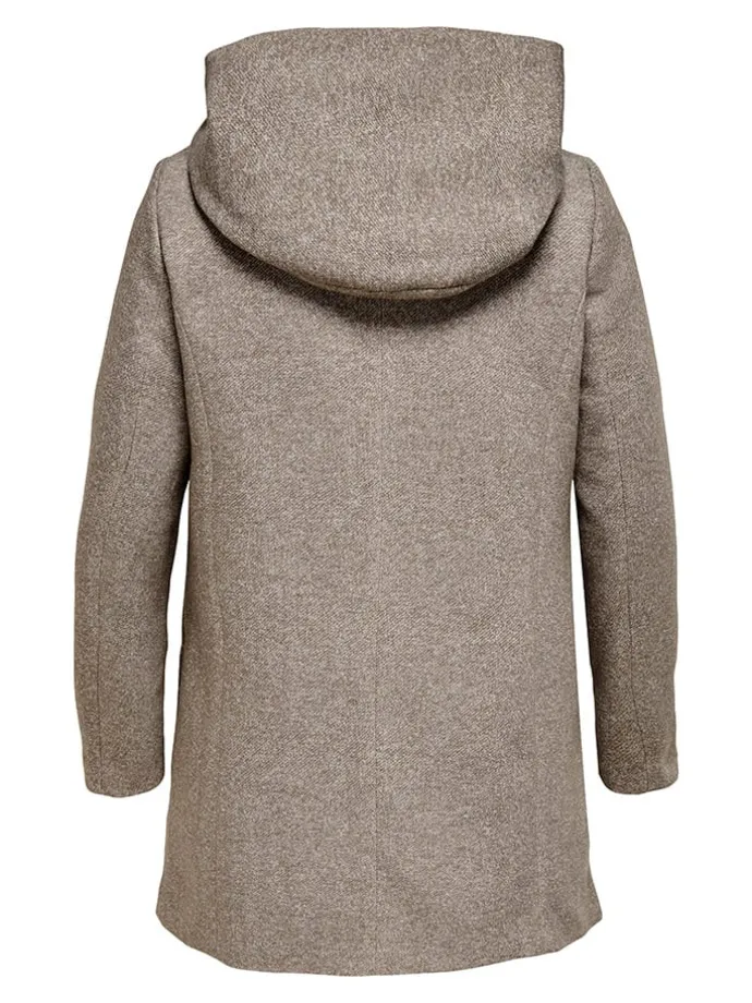 Übergangsmantel in Taupe