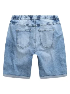 Bermuda in bleached denim