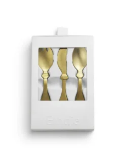 Besteck Set für Kinder in Gold