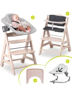 Beta Plus 5-tlg. Newborn Set - Hochstuhl in beige
