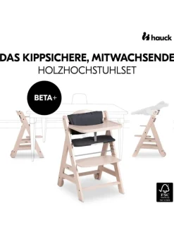 Beta Plus 5-tlg. Newborn Set - Hochstuhl in beige