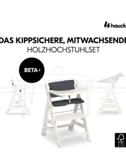 Beta Plus 5-tlg. Newborn Set - Hochstuhl in weiss