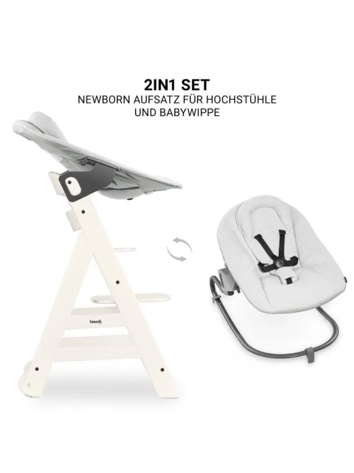 Beta Plus 5-tlg. Newborn Set - Hochstuhl in weiss