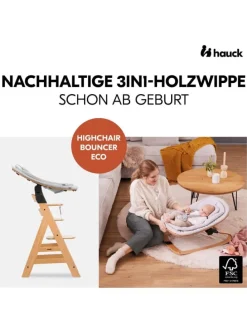 Beta Plus 5-tlg. Newbornset - Hochstuhl + in schwarz,grau