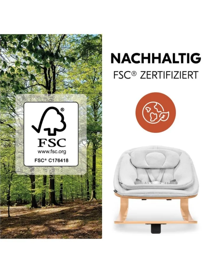 Beta Plus 5-tlg. Newbornset - Hochstuhl + in schwarz,grau