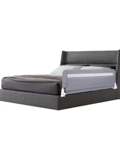 Bettgitter klappbar für Kleinkinder in Grau