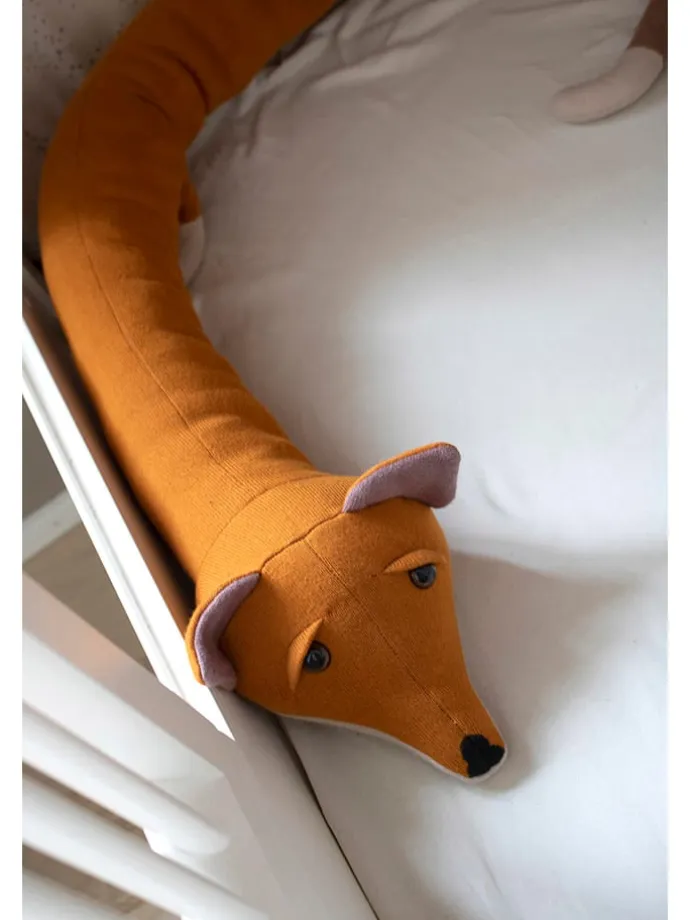 Bettnestchen "Freya die Füchsin" in Hellbraun - (L)140 x (B)21 cm - ab Geburt