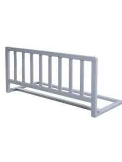 Bettschutzgitter 90 cm Holz taupe/grau Rausfallschutz