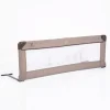 Bettschutzgitter, Bettgitter 130 x 43,5 cm in braun