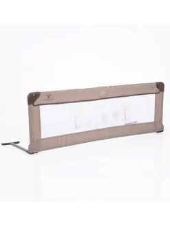 Bettschutzgitter, Bettgitter 130 x 43,5 cm in braun