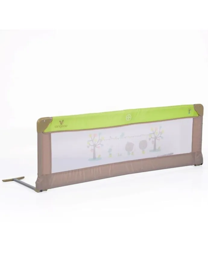 Bettschutzgitter, Bettgitter 130 x 43,5 cm in grün
