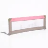 Bettschutzgitter, Bettgitter 130 x 43,5 cm in rosa