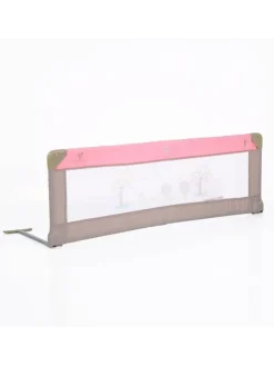 Bettschutzgitter, Bettgitter 130 x 43,5 cm in rosa