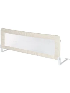 Bettschutzgitter Klipp-Klapp 102 cm beige klappbarer Rausfallschutz für Kinder