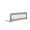 Bettschutzgitter Leinen 130 cm in grau