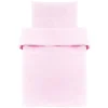 Bettwäsche 80 x 80 cm - Uni Rosa in rosa