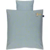 Bettwäsche aus Bio-Baumwolle 80 x 80 cm - in blau,grau,motiv