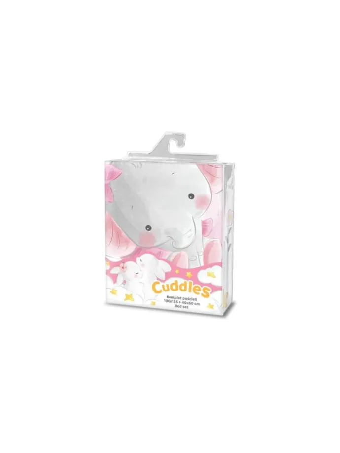 Bettwäschebezug Elefant in rosa/pink