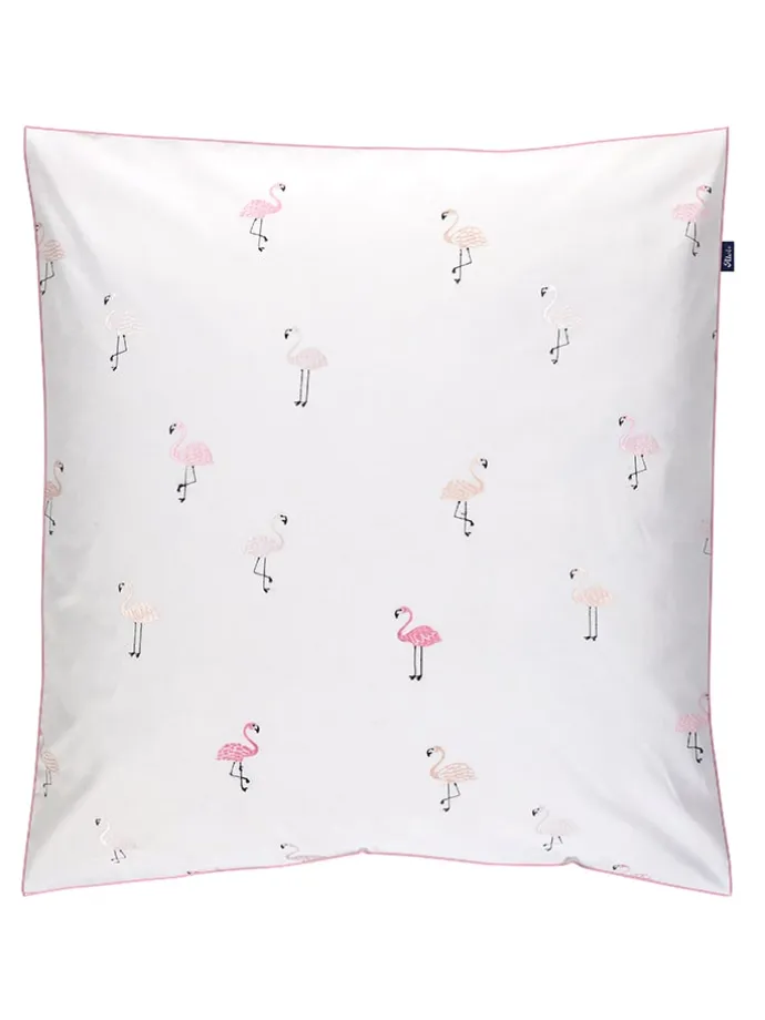 Bettwäsche-Set "Flamingo" für Pendelwiege in Weiß