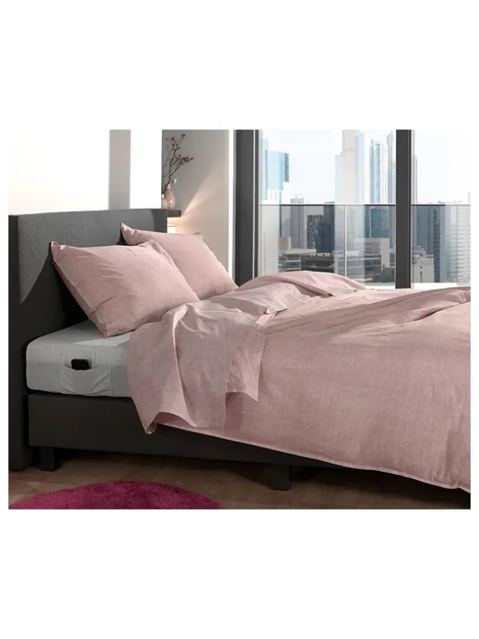 Bettwäsche-Set "Lino" in Rosa