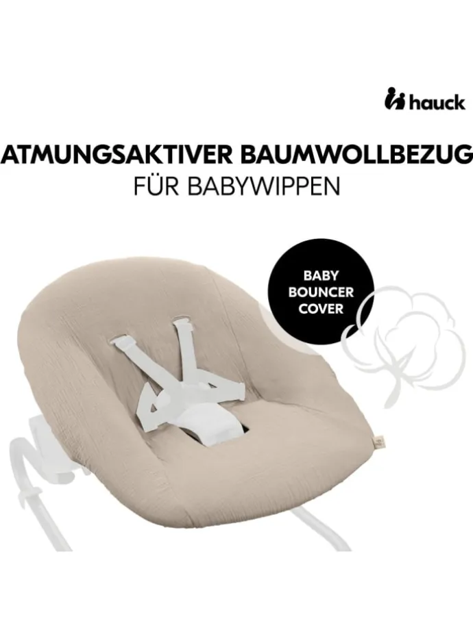 Bezug für Alpha Newborn Bouncer (atmungsaktiv in beige