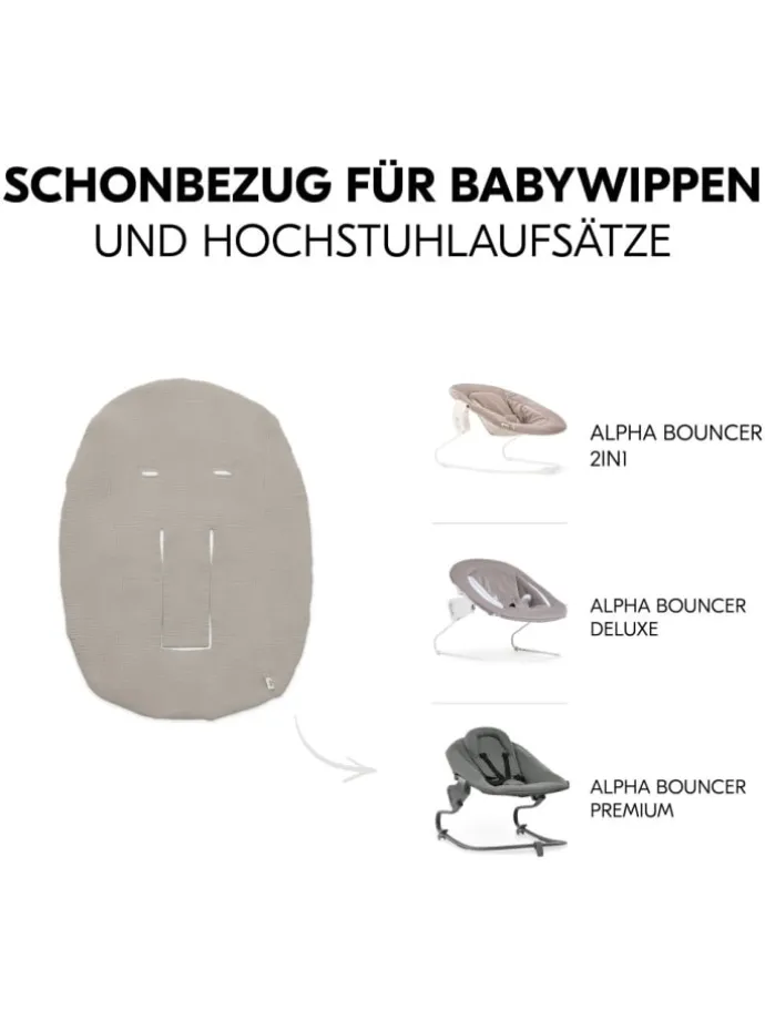 Bezug für Alpha Newborn Bouncer (atmungsaktiv in beige