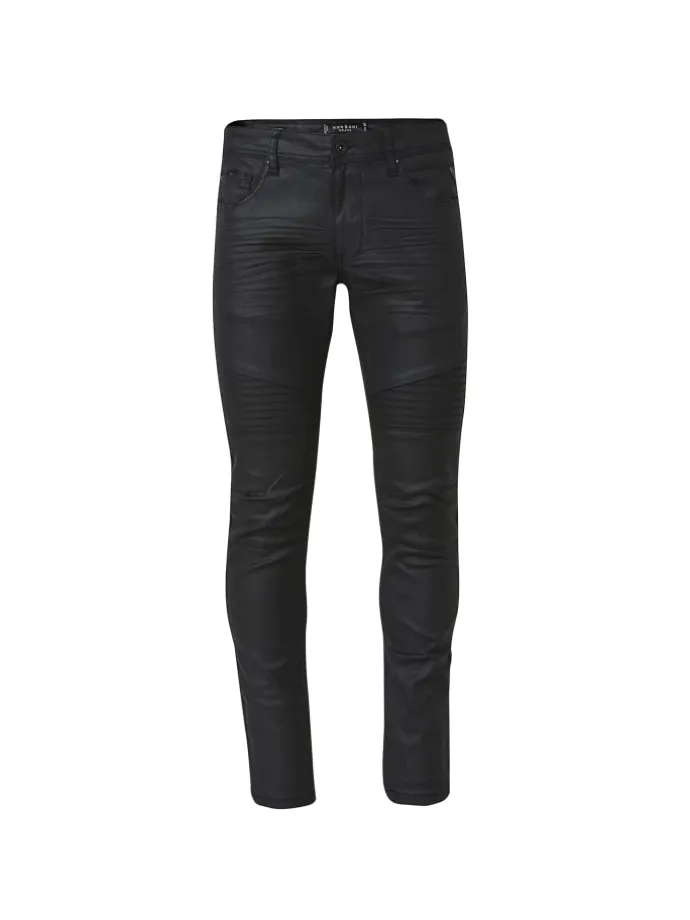 Biker Skinny Fit Jeans in SCHWARZ