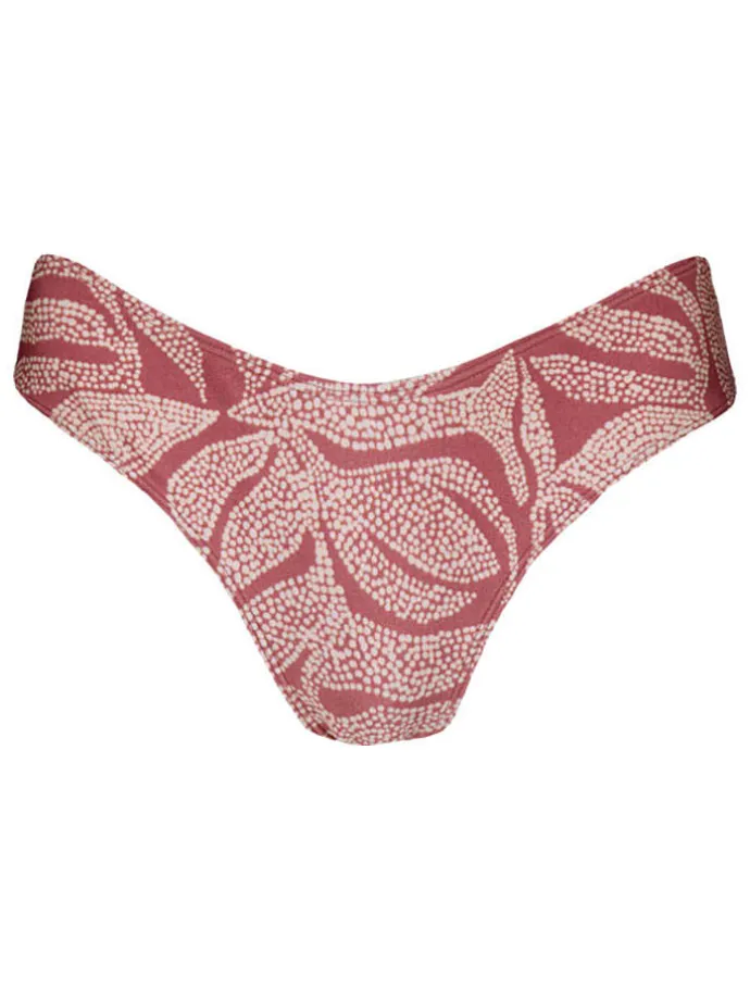 Bikini-Hose "Akamu" in Rot/ Weiß