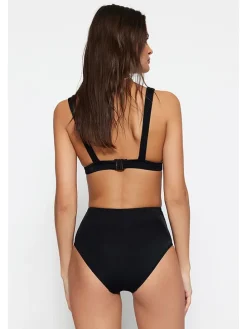 Bikini-Hose in Schwarz