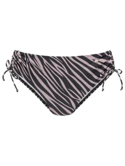 Bikini-Hose in Schwarz/ Grau