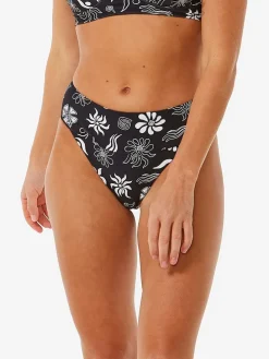 Bikini-Hose in Schwarz/ Weiß