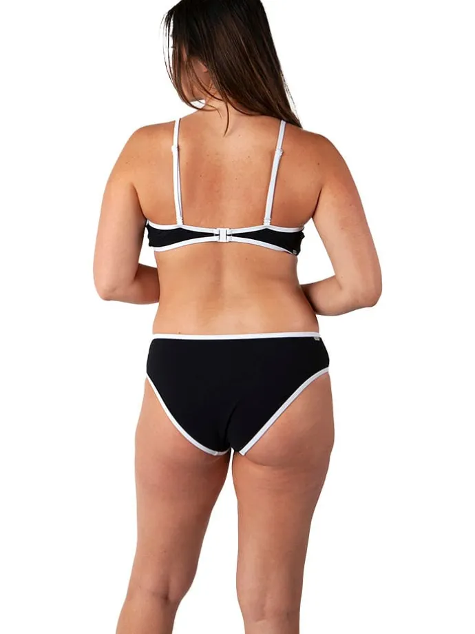 Bikini-Obertei "Yarran" in Schwarz/ Weiß