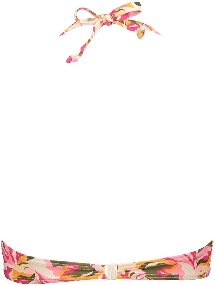 Bikini-Oberteil "Bauhinia" in Creme/ Pink