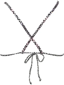Bikini-Oberteil "Capri Shiney" in Schwarz