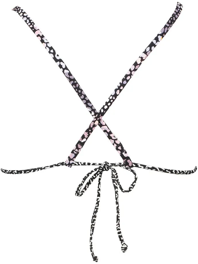 Bikini-Oberteil "Capri Shiney" in Schwarz