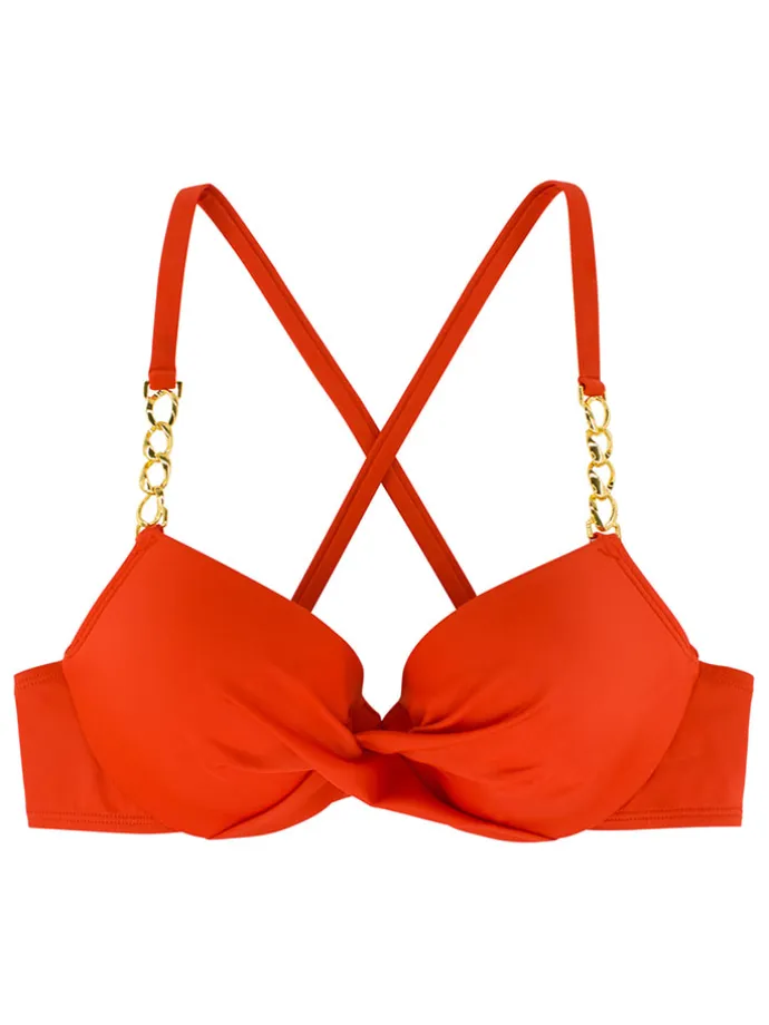 Bikini-Oberteil "Filao" in Rot