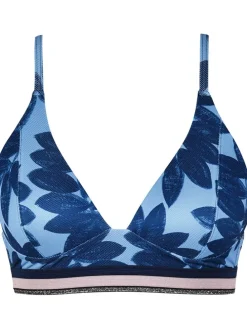Bikini-Oberteil in Blau