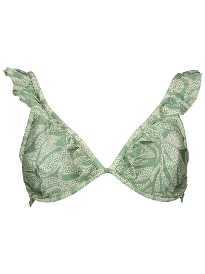 Bikini-Oberteil in Grün