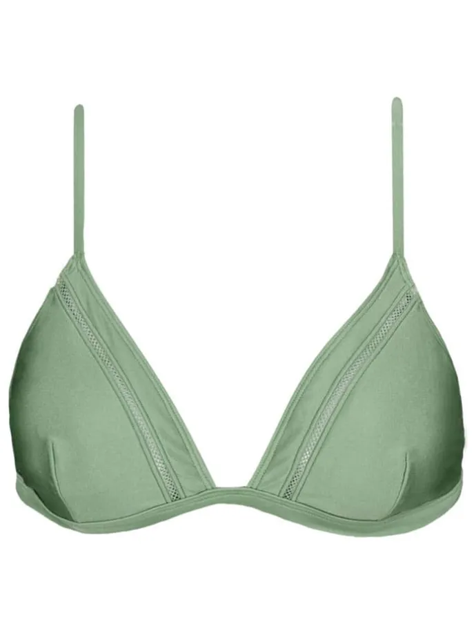 Bikini-Oberteil "Isla Fixed Triangle" in Grün