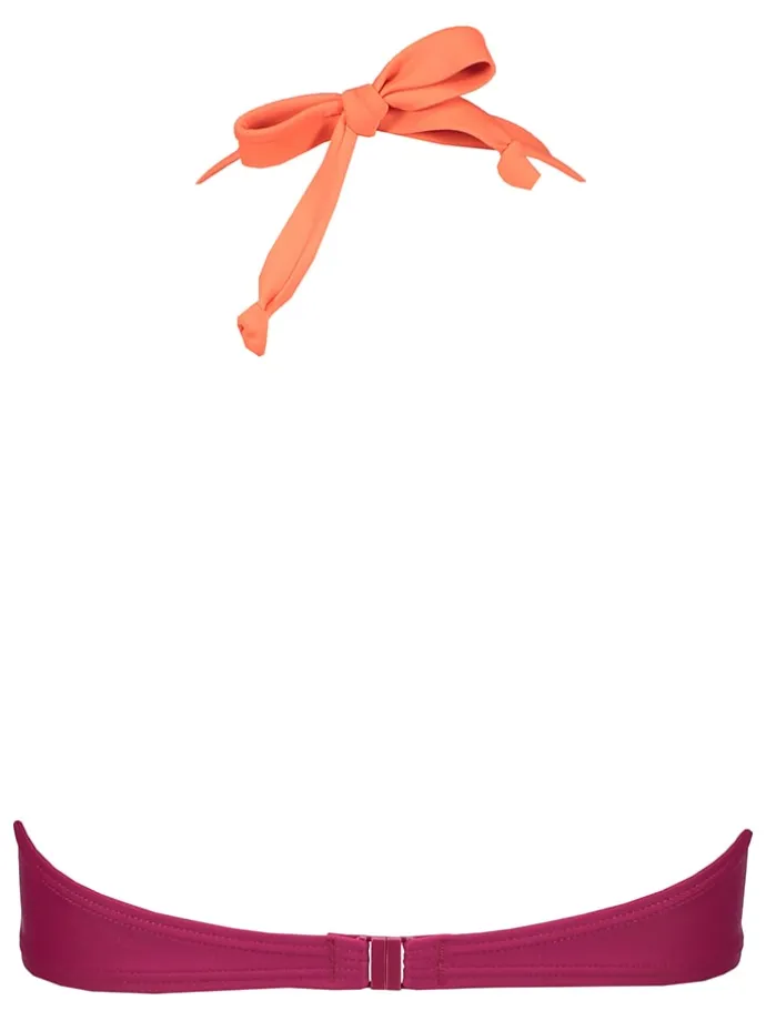 Bikini-Oberteil "Yella" in Pink/ Orange