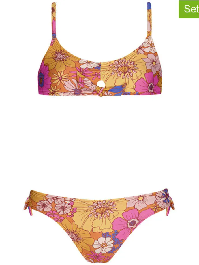 Bikini-Set "Breezy Crop Top" in Bunt