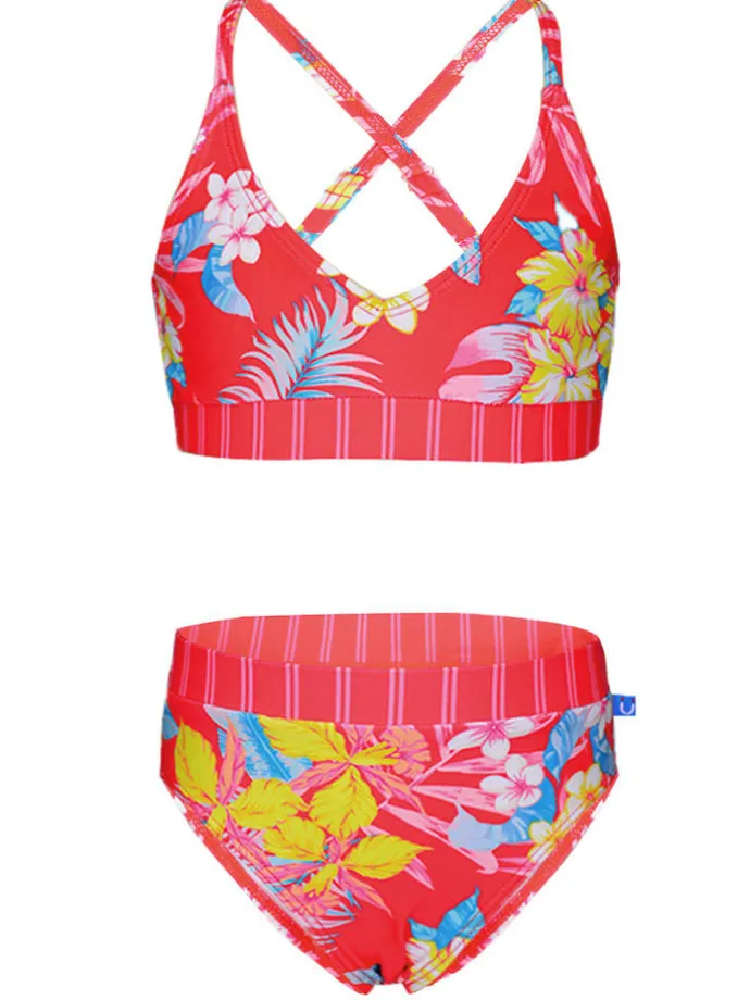 Bikini-Set "Nixie" in Pink/ Bunt