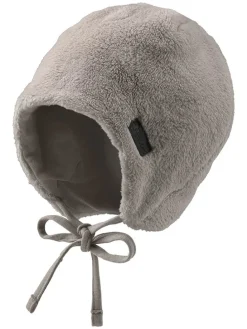 Bindemütze in Grau