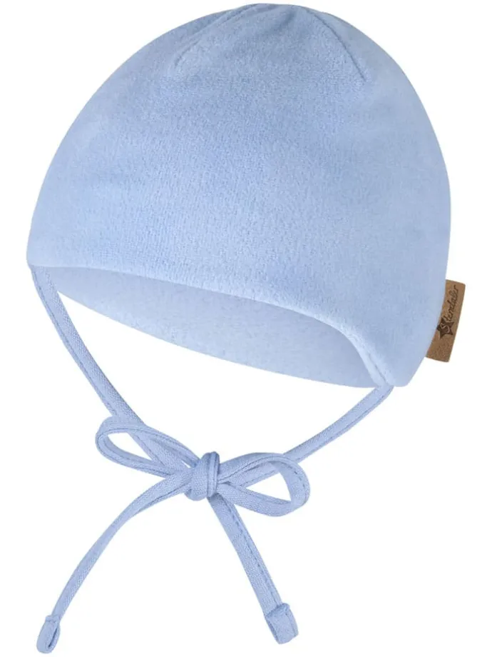 Bindemütze in Hellblau