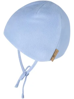 Bindemütze in Hellblau