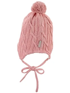 Bindemütze in Rosa