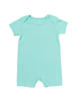 Bio Baby-Strampler kurzarm 2er-Pack in Weiß