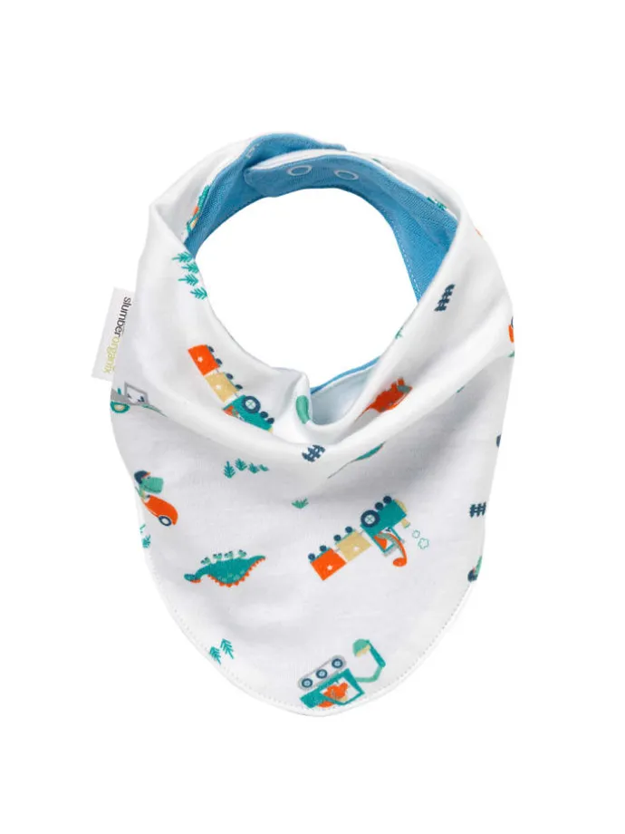 Bio Musselin Bandana in Blau