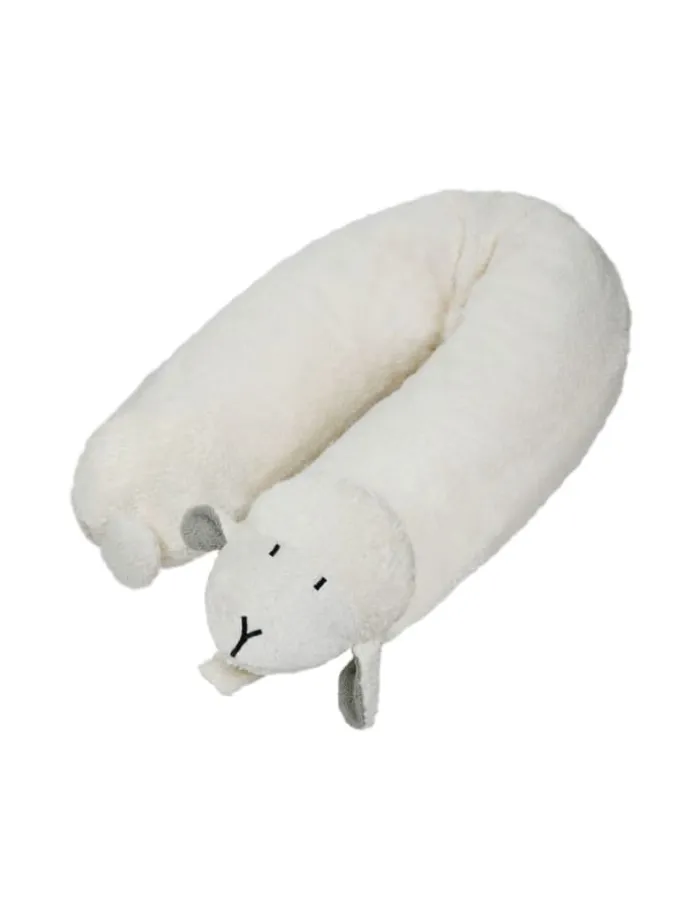 Bio Stillkissen Schaf, Inlett Dinkelspelz, GOTS, Made in Germany, ca. 180cm