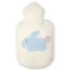 Bio-Wärmflasche, Hase, Made in Germany, 0,8 L Größe ca. 32 cm